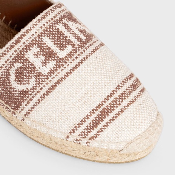 Celine FLAT ESPADRILLE WITH SIGNATURE IN CANVAS - Picture 4 of 4